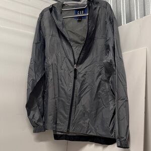 GAP Men's Charcoal Windbreaker 24” pit to pit Gorpcore vintage Dec 2000 size M